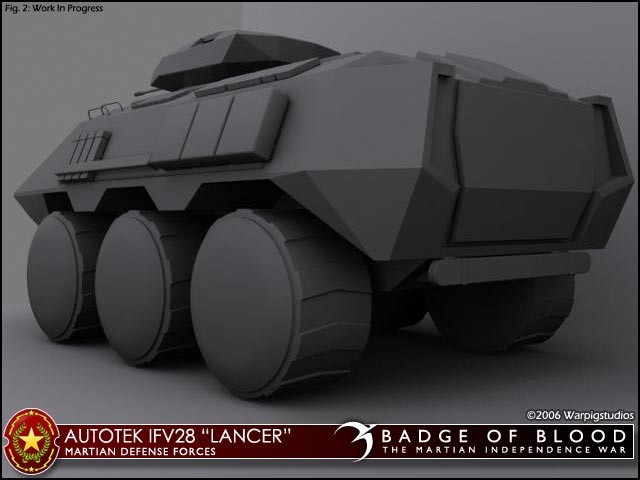 Der Autotek IFV28 "Lancer" (Infantry Fighting Vehicle)
