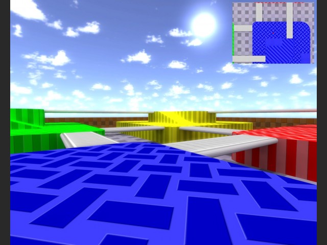 Die Map "N64 Blockfort" aus verschiedenen Perspektiven