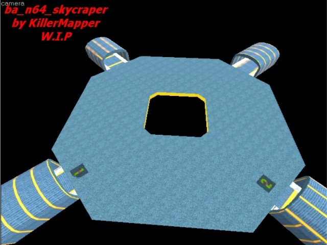 WIP-Shot der Map "N64 Skyscraper"