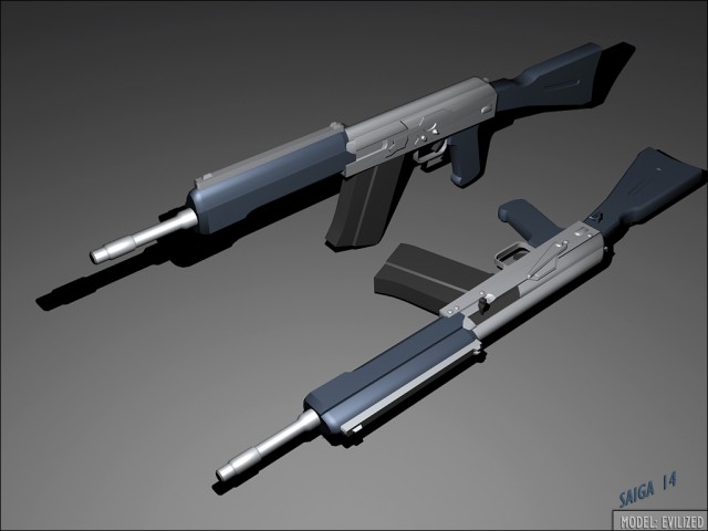 Saiga 14 - Render