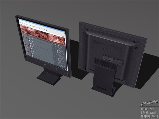 LCD Monitor - Render