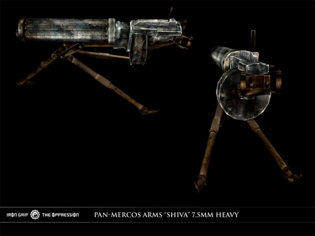 Alt - aber gut: Die "Pan-Mercos Arms Shiva 7.5mm Heavy Machinegun"