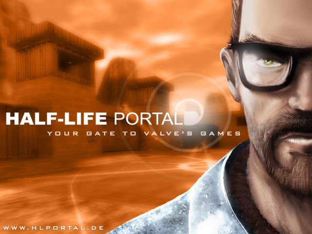 Half-Life Portal Wallpaper 1 Version B 2006