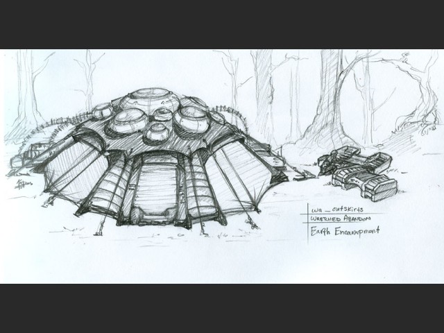 Earth Outskirts Encampment area