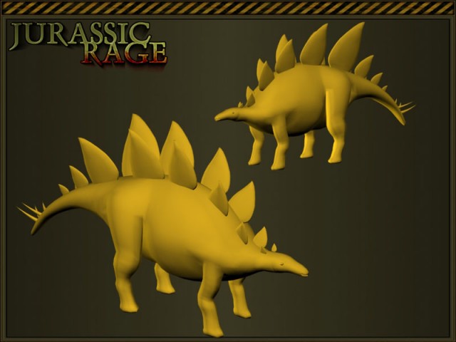 Stegosaurus ungeskinnt