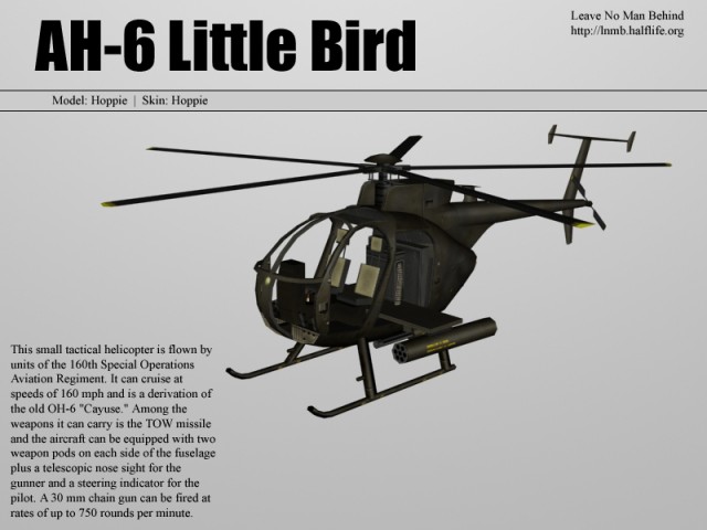 AH-6 Litte Bird Helikopter