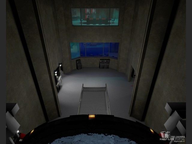 Stargate Center: Kontrollraum vom Stargate aus gesehen