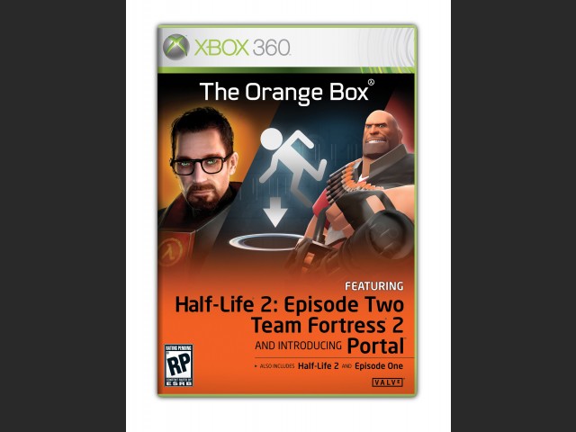 Orange Box Cover für Xbox360