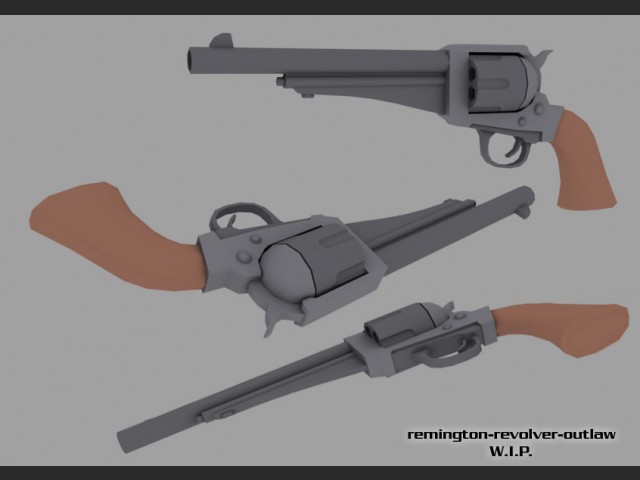 Ein Remington Revolver