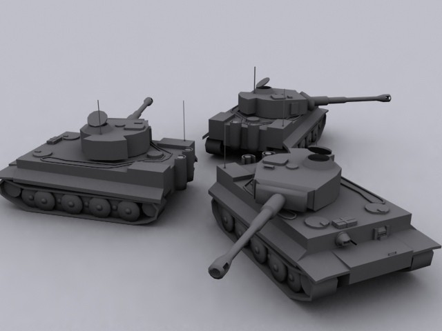 Ein PanzerVI Tiger Model