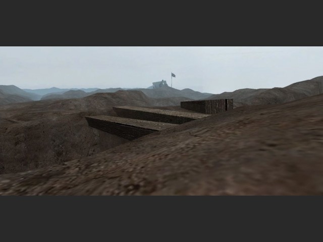 Bunker von weitem