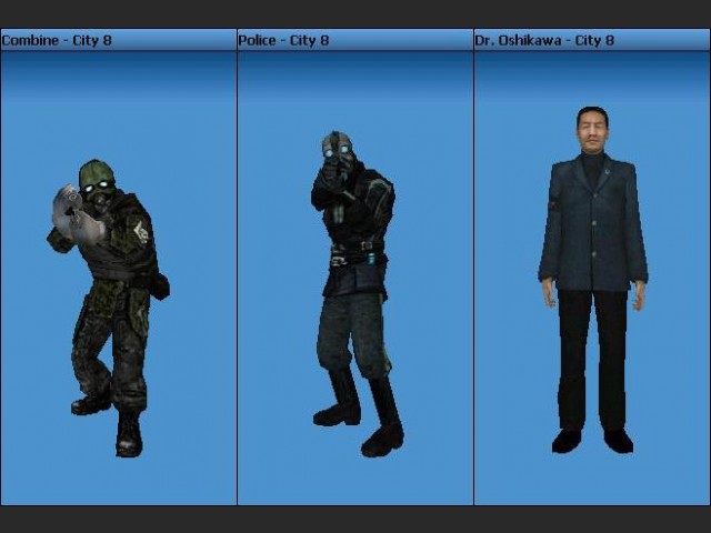 Charaktere - City 8: Combine Soldat und Polizei, Dr. Oshikawa