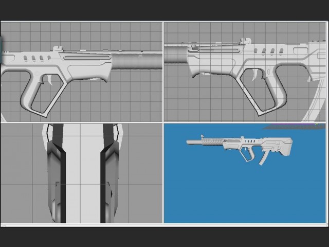 HK XP5 experimentelle Waffe