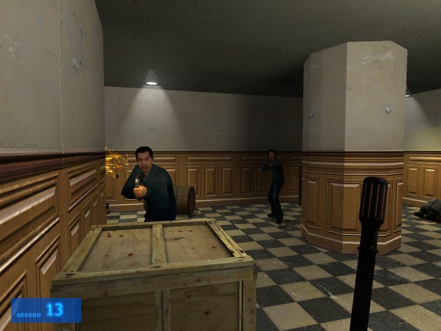 Vorsicht die Brger zielen selbst auf niedrigem Schwierigkeitsgrad sehr gut.