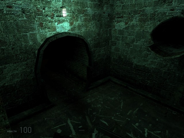 die Kanalisation, ein beliebter Schauplatz in Half-Life 2-Spielen