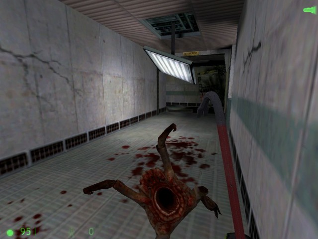 Trotz Half-Life 1-Engine wurde das Half-Life 2-Model der Headcrab genutzt.