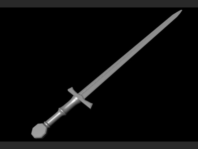 Kreuzritter-Schwert (Render)