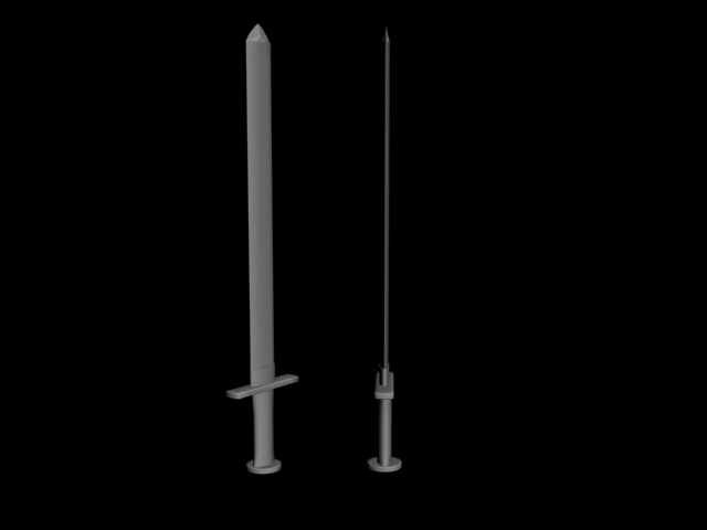 Wikinger-Schwert (Render)
