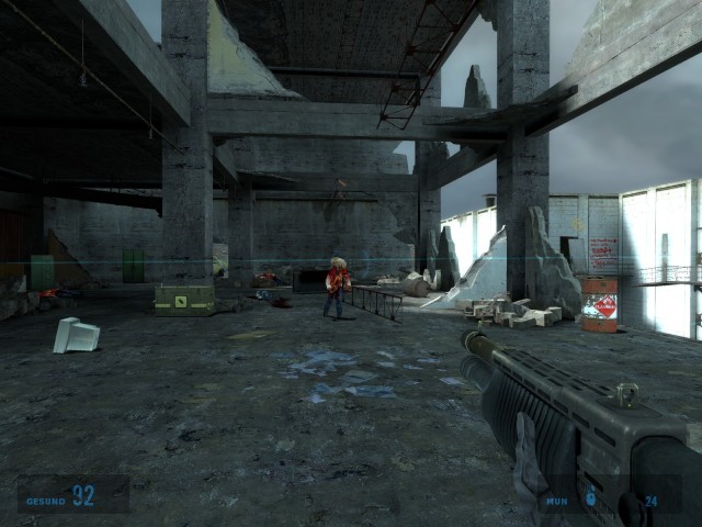 Scharfsch�tzen halten uns die Zombies vom Hals.