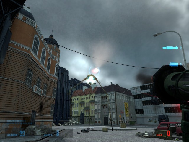 Kampf gegen einen Strider