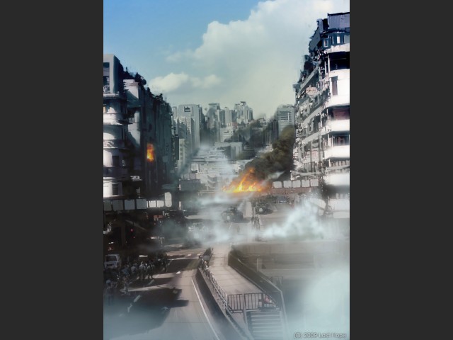 China Riot Concept