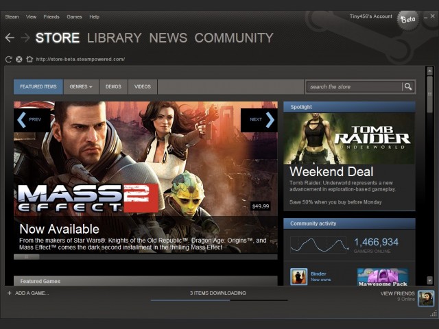 Steam 2010 UI-Update: Der neue Steam-Store