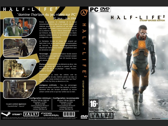 DVD Steam Bronze Cover by Gregorydf (French)