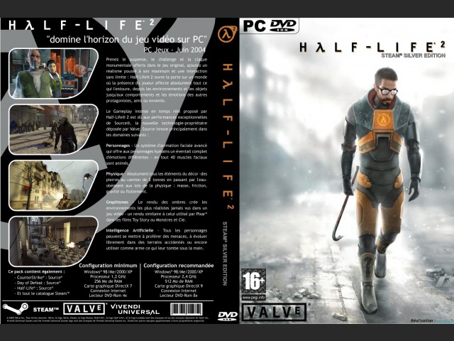 DVD Steam Silver Cover by Gregorydf (French)