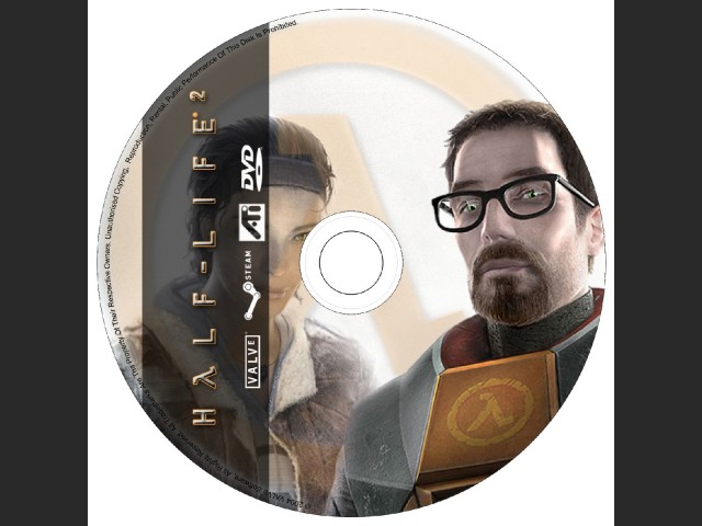 DVD/CD Half-Life 2 Label by FthrJACK