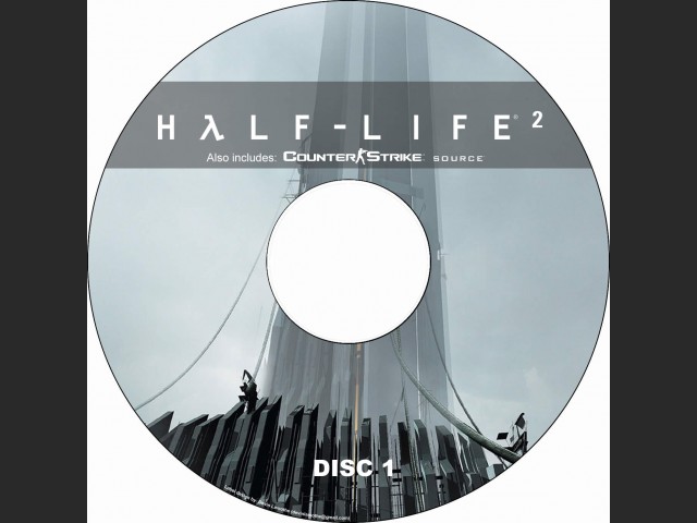 CD Half-Life 2 Label 1 by Devin Lamothes