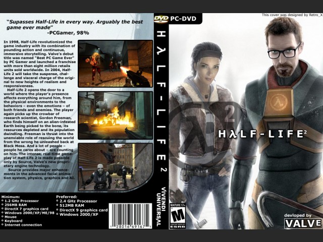 DVD Half-Life 2 Cover by Retro_X