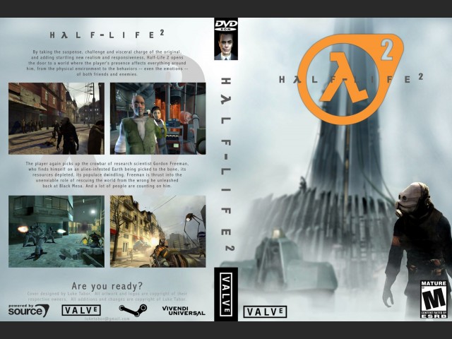 DVD Half-Life 2 Cover by Luke Tabor