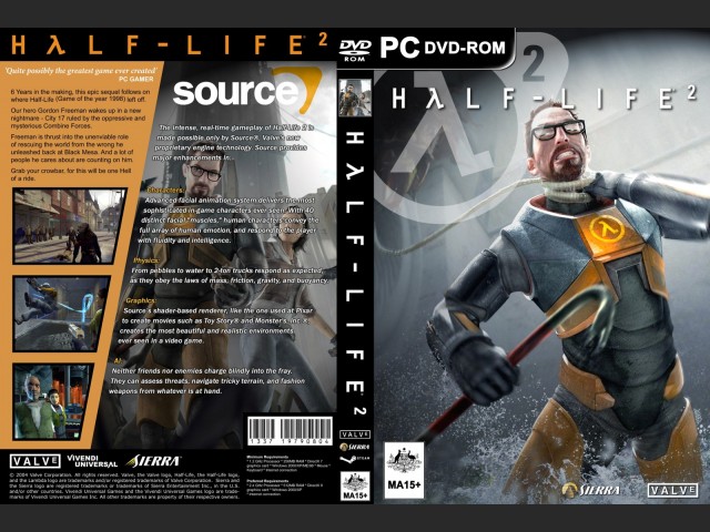 DVD Half-Life 2 (Australia) Cover by [HSBS] coZ