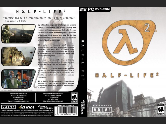 DVD Half-Life 2 Cover by Stevie P