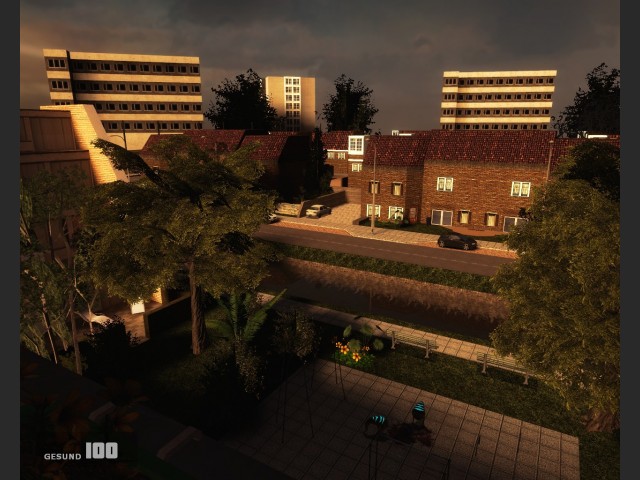 Blick aus der Wohnung