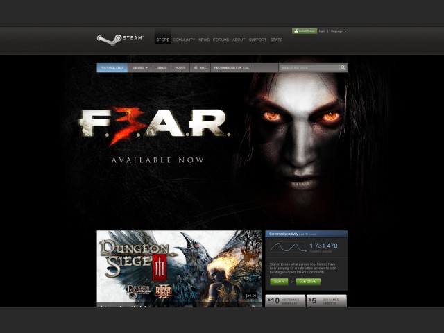 F.E.A.R. 3 Steam Promotion