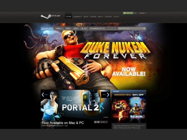 Duke Nukem Forever Steam Promotion