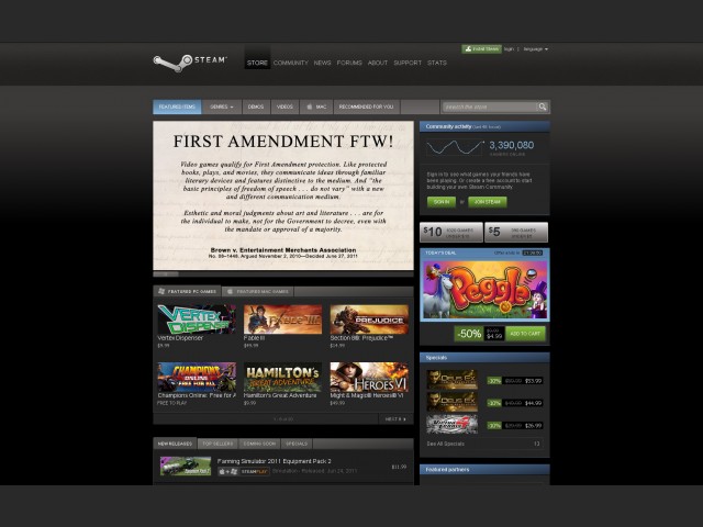 Valve bejubelt Supreme Court Urteil im Steam-Shop