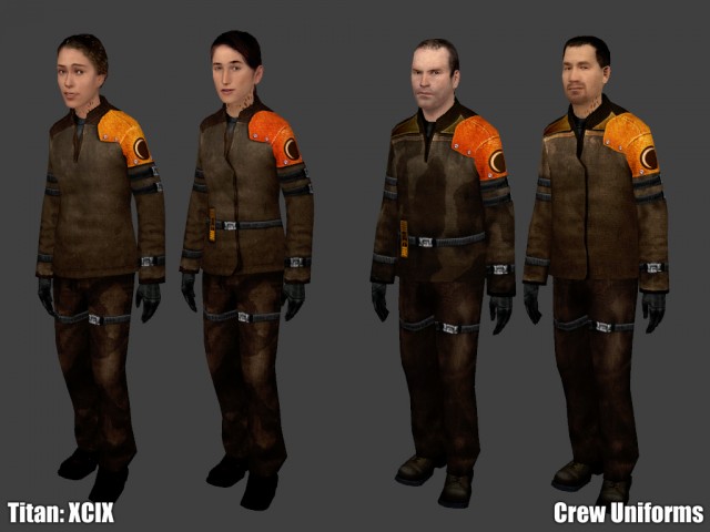 Uniformen der Charaktere
