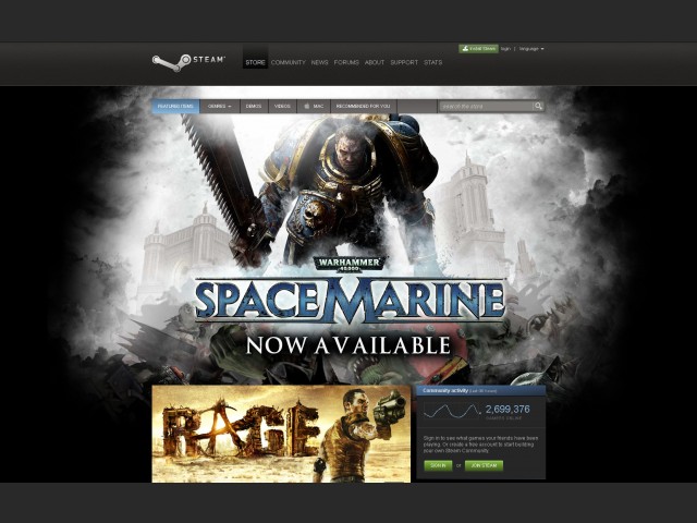 Warhammer 40.000: Space Marine Promotion