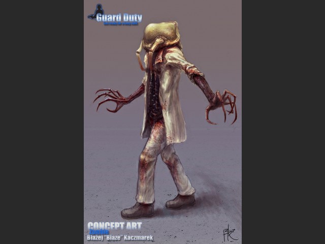Konzeptgrafik eines Zombies