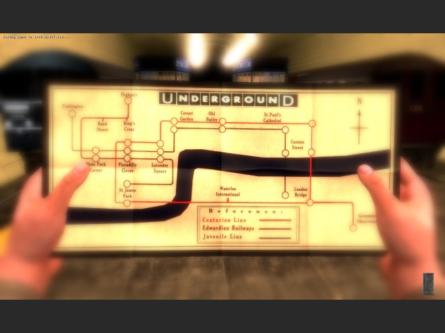 eine Karte des U-Bahn-Netzes