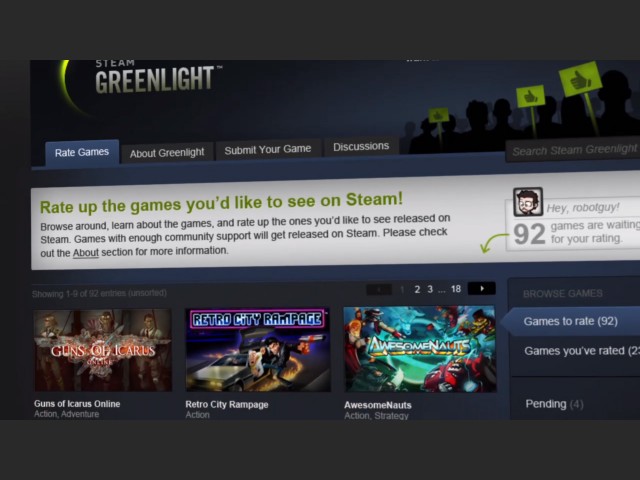 Steam Greenlight