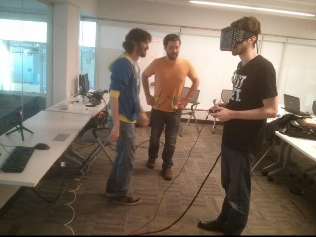 Valves VR-Prototyp im Mai 2014