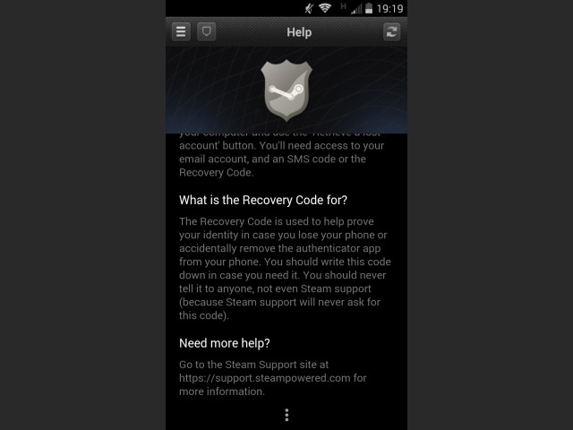 Steam Guard Mobile Authentificator
