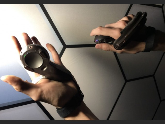 Prototyp der neuen Vive Controller