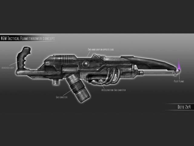 NGM Flammenwerfer - Konzeptbild