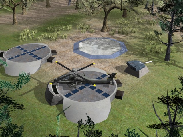 Hubschrauber-Landeplattform