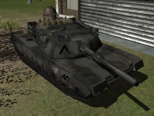 Mittlerer Panzer der Alliierten - Render