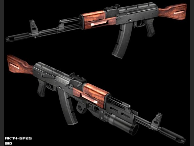 AK 74 mi Granatwefer - Render